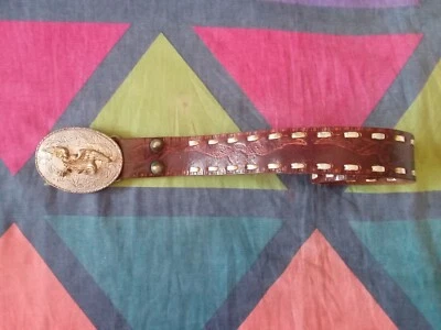 CINTURA IN PELLE CON FIBBIA IN METALLO - Immagine 1 di 4