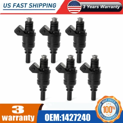 Inyectores de combustible 6 piezas 13641439800 para BMW X3 X5 Z3 Z4 530i 330i 3,0 L 1439800 Foto 1 de 4