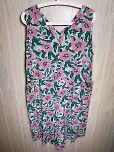 AnyBody Women's Floral Cozy Knit Luxe V-Neck Gaucho Jumpsuit Size XLP Small Spot - Picture 1 of 4