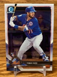 TOMAS NIDO Rookie Card | 2018 Bowman Chrome New York METS ROOKIE - Bild 1 von 2