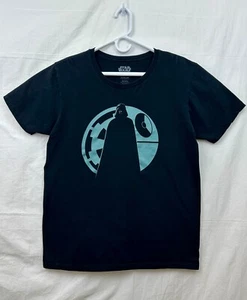 T-shirt Star Wars Darth Vader Death Star unisex L nera WeLoveFine - Foto 1 di 5