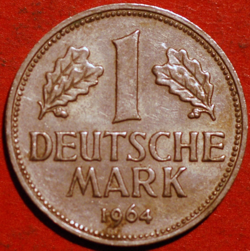 Germany Federal Republic Mark 1964 F KM# 110 - Image 1 of 2