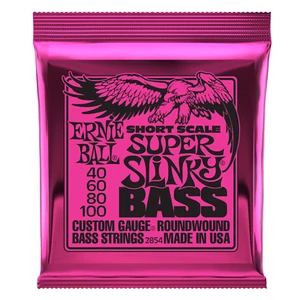 Ernie Ball 2854 Short Scale Super Slinky Bass Guitar Strings; gauges 40-100 - Picture 1 of 1