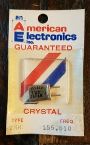 NOS American Electronics Crystal CB Radio Scanner Walkie Talkie. Fast Free Ship - Zdjęcie 1 z 2