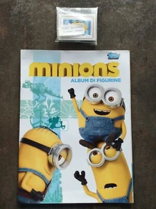 ALBUM + LOTTO 26 FIGURINE DIVERSE MINIONS TOPPS + 4 DOPPIE OMAGGIO - Imagen 1 de 1