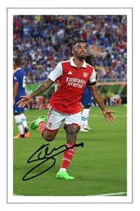 GABRIEL JESUS Autógrafo Firmado FOTO Regalo Estampado Firma ARSENAL Fútbol - Imagen 1 de 1
