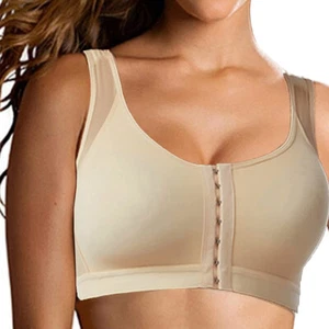 Post Surgery Bra Wireless Surgical Bra Compression Bra Front Closure for Women - Picture 1 of 15