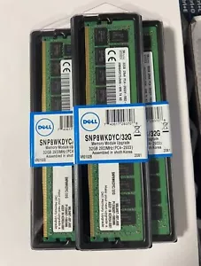 NEW Dell SNP8WKDYC/32G AA579531 2RX4 32GB DDR4 PC4-2933 PowerEdge Server Memory - Picture 1 of 2