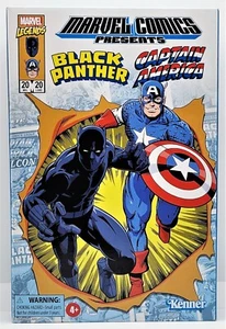 Marvel Comics Presents Set di action figure Black Panther & Capitan America - AF2 - Foto 1 di 3