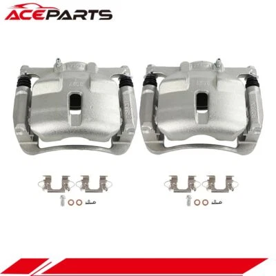 Pinzas de freno delanteras con soporte diestro y derecho para Nissan Rogue l4 2014 2015-2018 2,5 L Foto 1 de 4