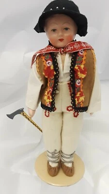 Composición/Tela Hungría??  Muñeco niño 14" de alto Foto 1 de 4