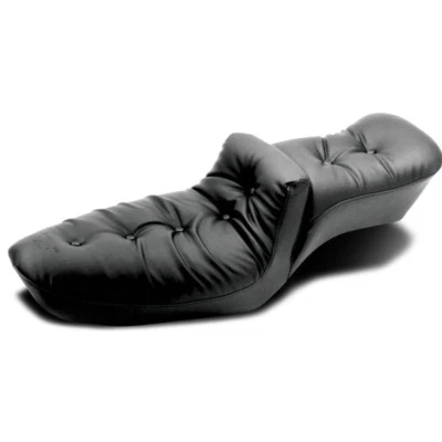 Asiento de una pieza Mustang Regal Duke para Harley Davidson XL 96-03 con tanque 3,3 negro Foto 1 de 2