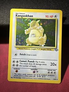 Kangaskhan Jungle Holo 5/64 Rare Pokemon Card Vintage WotC NM-