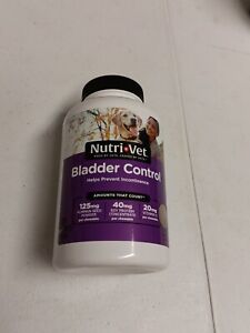 Nutri-Vet Bladder Control Supplement for Dogs Reduce Urinary Incontinence 90 Tab