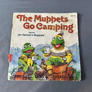 1984 Muppets Go Camping Book Jocelyn Stevenson Kermit Frog Cub Boy Scouts SU3 - Picture 1 of 10