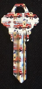 FIRE MAN/FIRE TRUCK KEY BLANK-SC1-FOR SCHLAGE LOCKS - Picture 1 of 1