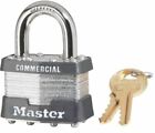 Master Lock 5KA A389 Tumbler Steel Padlock, 4-Pin Cylinder, 2"