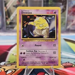 Drowzee 49/102 Set Base Illimitato Vintage WOTC 1999 LP - Foto 1 di 2