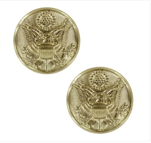 GENUINE U.S. ARMY BUTTON OFFICER SCREW CAP 22K - Picture 1 of 1