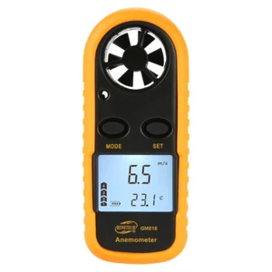 Hi-Quality Model GM816 Digital LCD Wind Speed Gauge Meter Anemometer Thermomete - Picture 1 of 8
