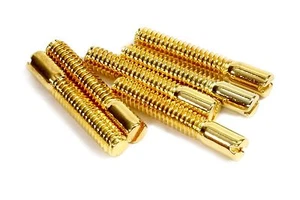 Mini tornillo para pastilla para guitarra Humbucker - dorado - cantidad 6 - Imagen 1 de 1