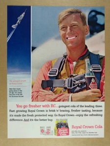 1963 RC Royal Crown Cola Grumman Intruder Test Pilot Foto Vintage Druck Anzeige - Bild 1 von 1