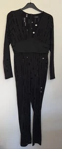 Chic Me Jumpsuit schwarz mit Cut Outs Gr. XL �� - Bild 1 von 6