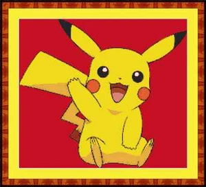 Kit punto croce Pokemon Pikachu - Foto 1 di 2