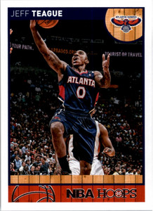 2013-14 Hoops Atlanta Hawks Basketball Card #178 Jeff Teague