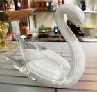 Vintage Swedish FM Konstglas Swan Sculpture