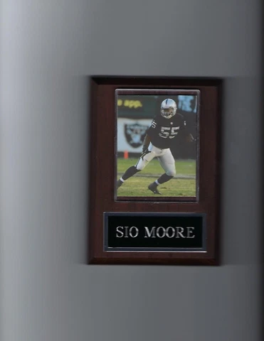 SIO MOORE PLAQUE LOS ANGELES RAIDERS OAKLAND LA FOOTBALL NFL Cover