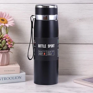 1L Stainless Steel Vacuum Insulated Water Bottle Flask Sport Thermal Travel Hike - Picture 1 of 11