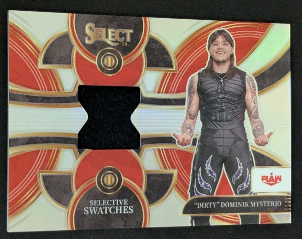 2024 Panini Select WWE - Selective Swatches  Refractor Dominik Mysterio (MEM) - Image 1 of 2