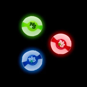 Tangle Baseball - 3 Pack (Red/Green/Blue) - Glow in The Dark LED Light Up Nig... - Picture 1 of 8