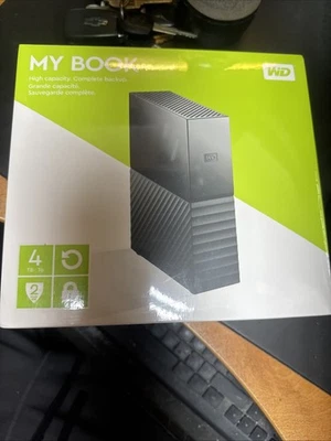 My Book WD 4TB USB 3.0 Desktop Hard Drive-*NEW/SEALED* - Image 1 of 3