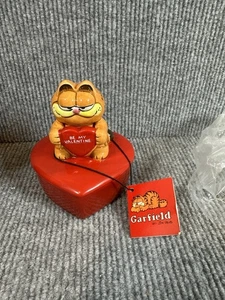 Vintage 1982 Enesco Garfield Keramik Schmuckschatulle in Box - Bild 1 von 8
