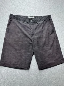 Travis Mathew Shorts Herren 38 grau gestreift Chino Performance Golf Freizeit modern - Bild 1 von 10