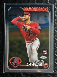 2024 Topps Chrome - Jordan Lawlar #229 (RC) Arizona Diamondbacks Rookie - Picture 1 of 2