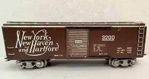 NICE! Marx 0/027 gauge 3200 New York, New Haven & Hartford 8 Wheel Box Car - Picture 1 of 13