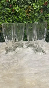 Juego De Colección De 4 Vasos De Malta/Tienda De Soda Acanalada - Imagen 1 de 3