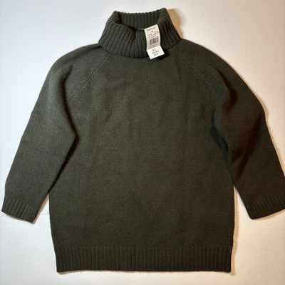 Suéter Lauren Ralph Lauren Angora Mezcla de Lana Cuello Alto Mujer M Verde Nuevo con Etiquetas Foto 1 de 4