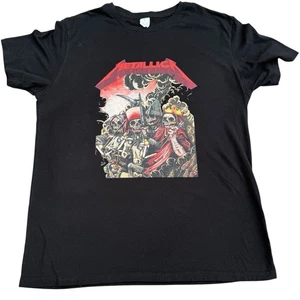 Metallica Four Horsemen Damen Black Band Tee Graphic Shirt Gr. L Rock Metal - Bild 1 von 6