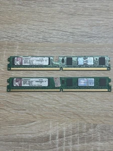 KINGSTON  4GB (2x2GB) DDR2 800Mhz PC2-6400 KVR800D2N6/2G Desktop Memory - Picture 1 of 1