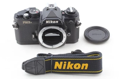 Pantalla K3 [casi como nueva con correa] Cámara fotográfica Nikon FM3A negra 35 mm SLR de JAPÓN Foto 1 de 4