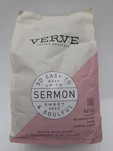 Verve Whole Bean Coffee Sermon Blend | Medium Roast, Brewed or Espresso - Picture 1 of 4