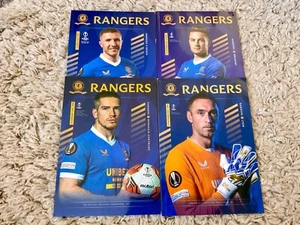 Rangers v Lyon, Braga, Dortmund, Brondby. Europa League. 2021/2022. - Picture 1 of 1