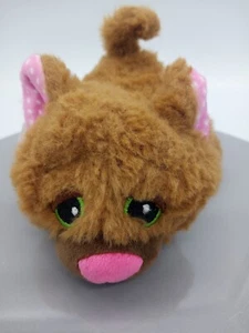 Peluche Cutetitos Pizzaitos Purrito Catito marron/rose chaud sans enveloppe yeux brodés - Photo 1/5