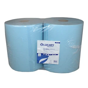 Putztuchrolle Lucart Skytech 2.1000 36x36 cm  1000 Blatt 2-lagig blau 2 Rollen - Bild 1 von 9