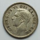 1950 George VI Silver Dime 10 Cent Coin Canada #45
