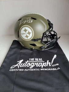 Kenny Pickett Signed Pittsburgh Steelers Salute Service Full Size Helmet Beckett - Picture 1 of 3